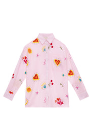 La Petite Etoile Clemmy Rose & Ecru Blouse