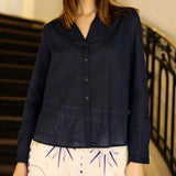 La Petite Etoile Belyne Marine Blouse