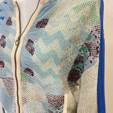 Aldo Martins Azul Oland Zip-Up Print Jacket