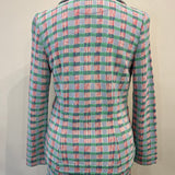 Aldo Martins Verde Blue Davis Plaid Blazer Jacket