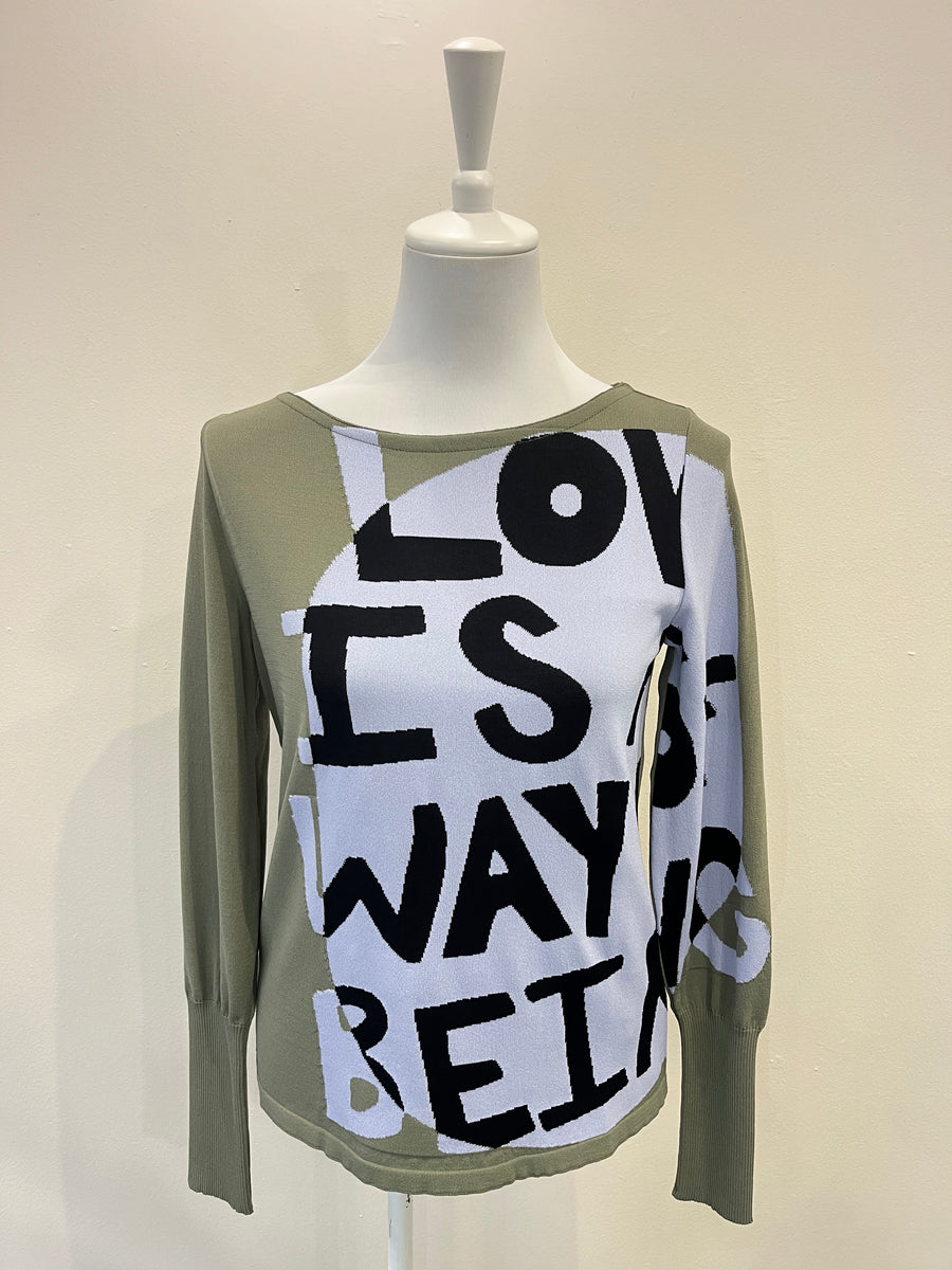 Aldo Martins Ofu Marron Printed Long Sleeve Top