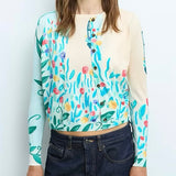 Aldo Martins Verde Floral Print Sweater