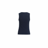 YAYA Navy Blazer Blue 939 Rib Singlet With Round Neck