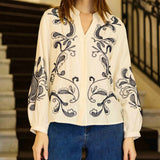 La Petit Étoile Beyta Ecru Blouse