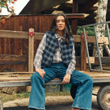 La Petit Étoile Clau Carreaux Blouse