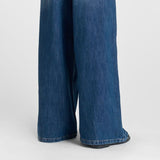 Le Temps Des Cerises Louvy Extra Wide Leg Jeans Blue
