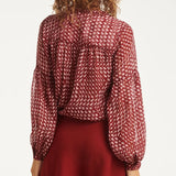 Smashed Lemon Bordeaux & Baby Pink Top