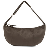 YAYA Brown Cross Body Bag Jane Suedine Solid Colour