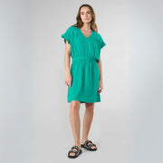 Le Temps Des Cerises Dark Green Joliboi Dress