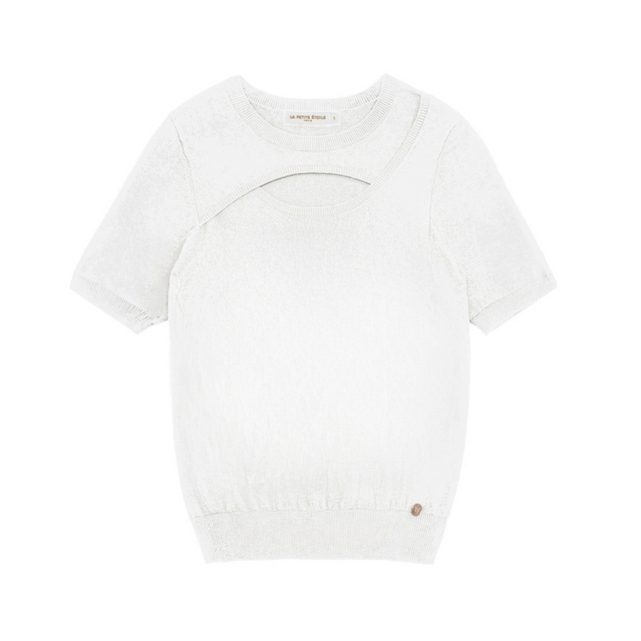 La Petite Etoile Maiwen Blanc Pullover