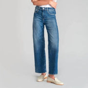 Le Temps Des Cerises Pulp Wide Leg Blue Jeans