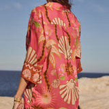 Spell Oceana Shirt in Coral