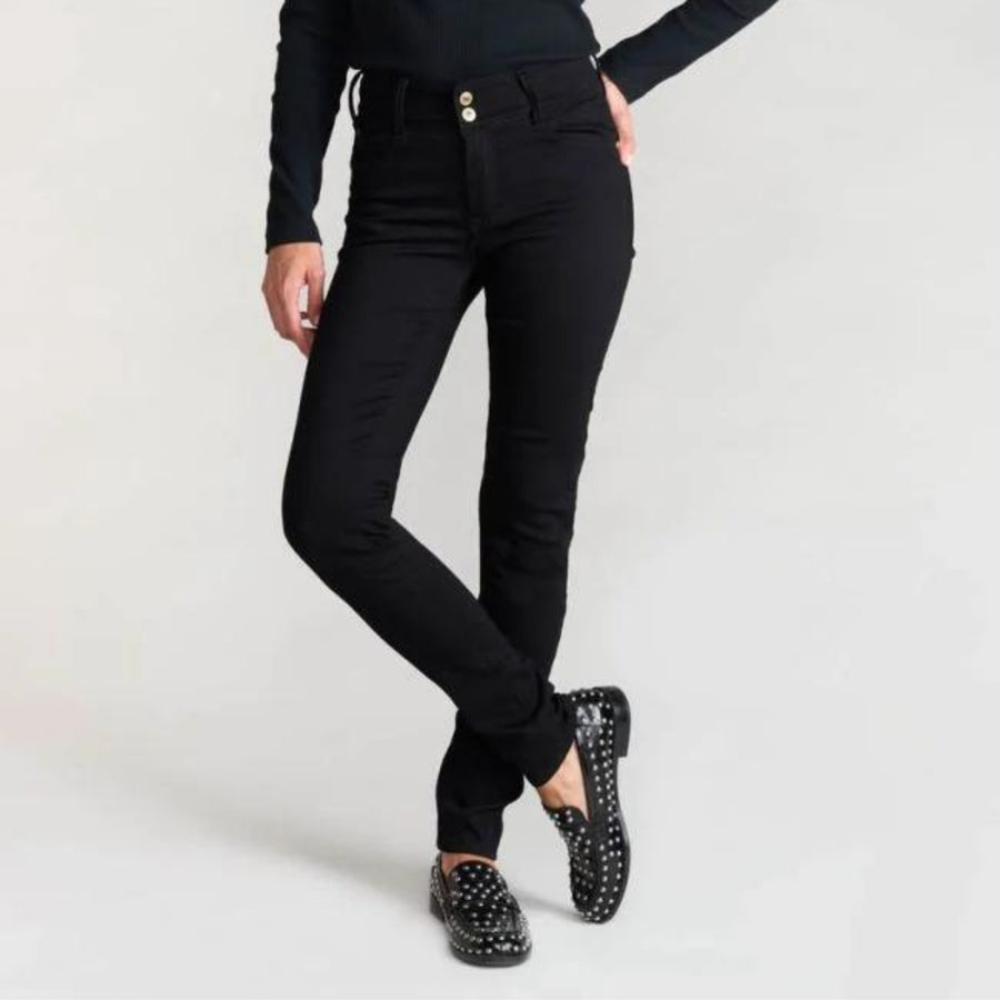 Le Temps Des Cerises Black Ultra Pulp High Waisted Jeans