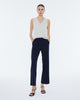 Andam Navy Blue Wide Leg Trouser Pants - 112